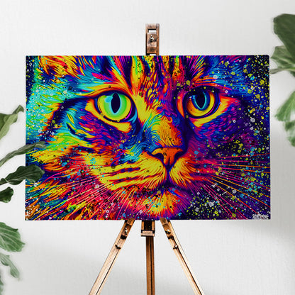 LOVELY COLORFUL CAT