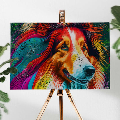 COLLIE POP ART