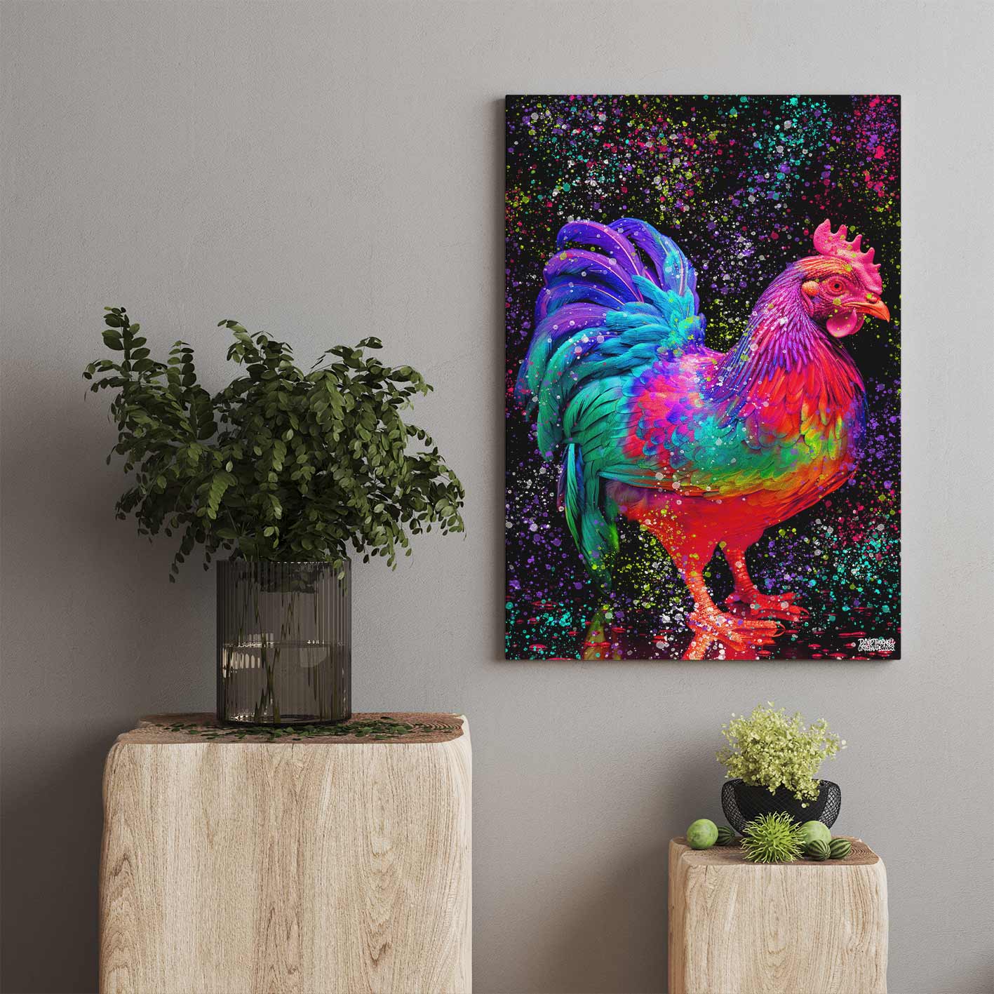 COLORFUL HEN