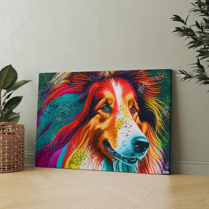 COLLIE POP ART