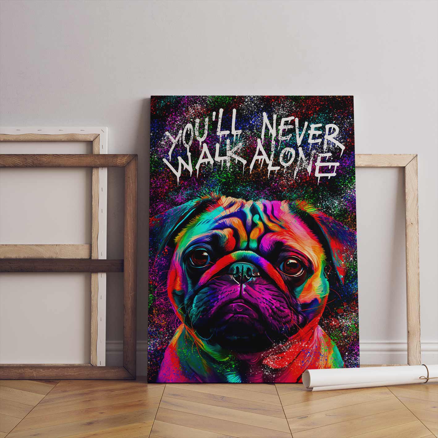 PUG WALK ALONE