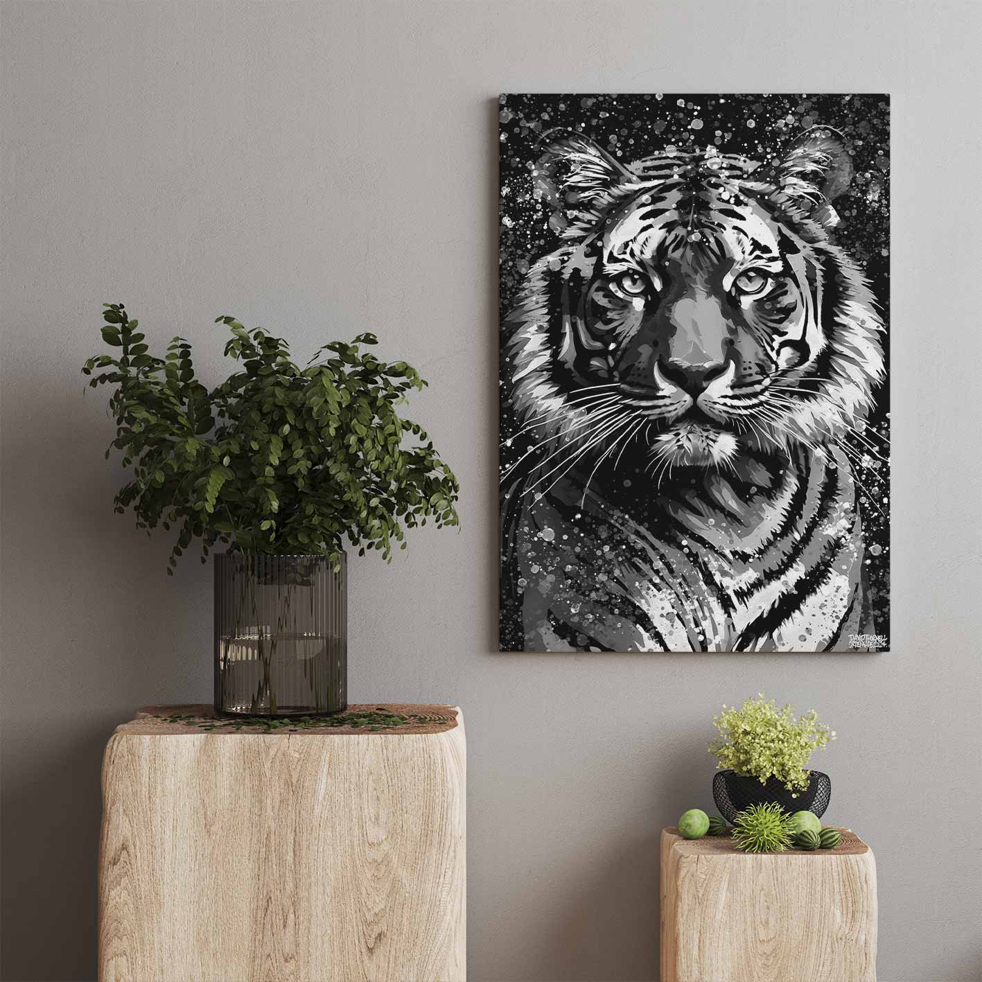 BLACK & WHITE TIGER