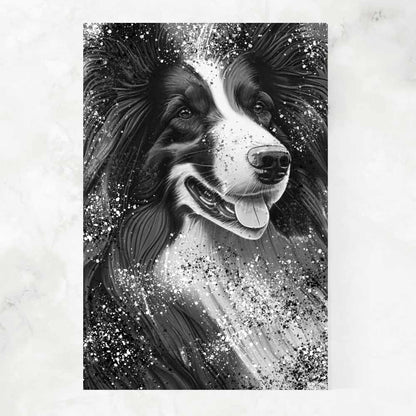 BLACK & WHITE COLLIE