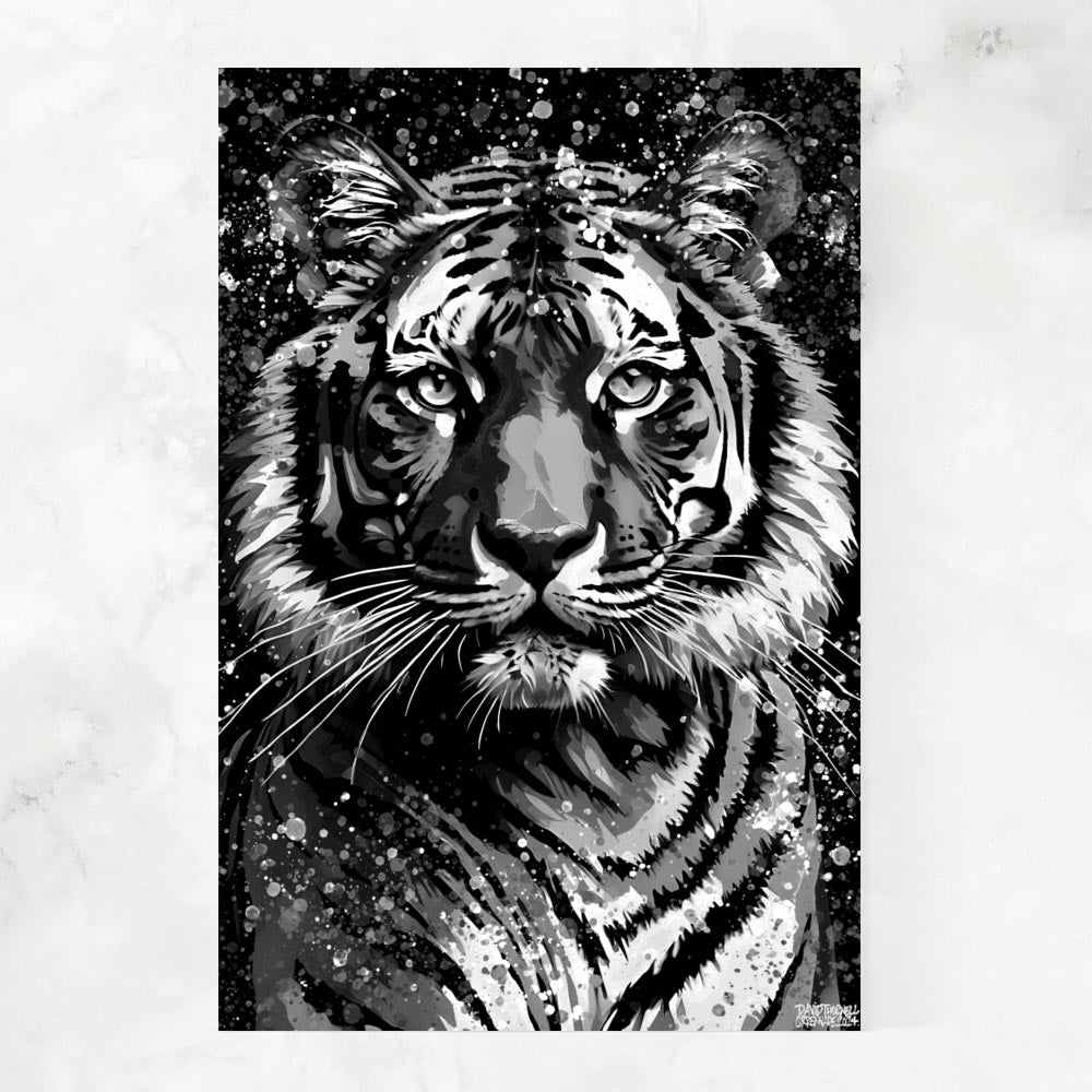 BLACK & WHITE TIGER