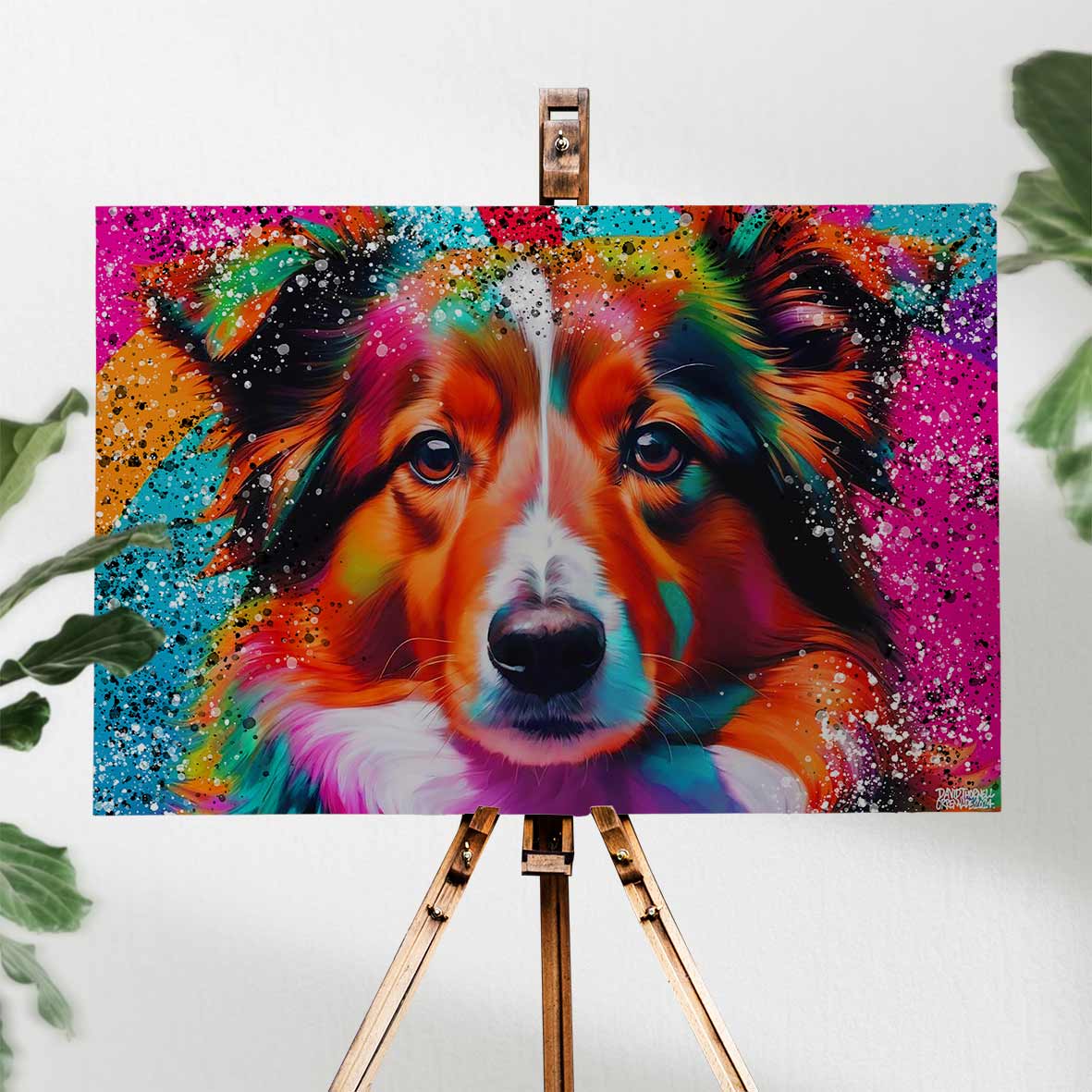 COLORFUL SHEPHERD DOG