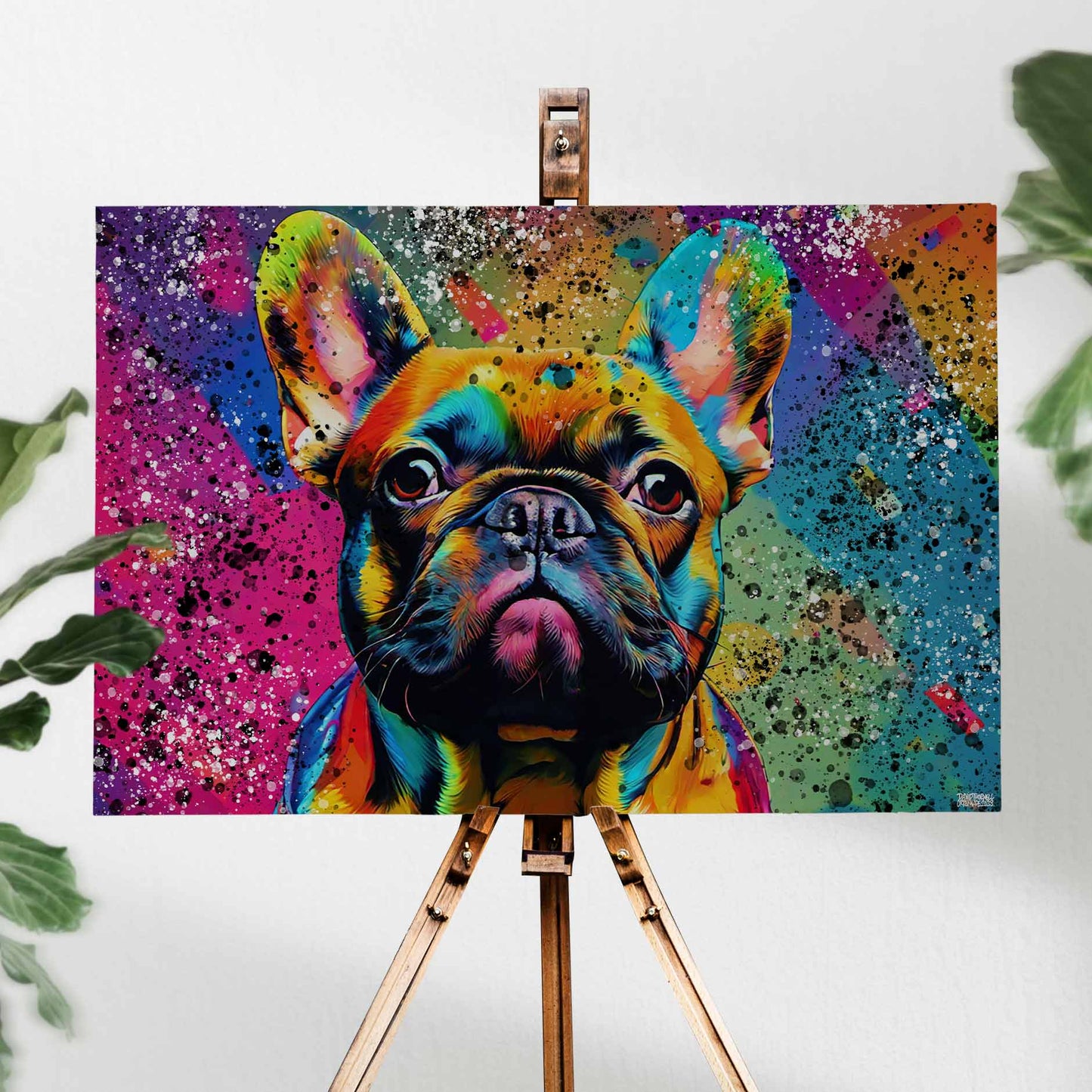 FRENCH BULLDOG POP ART