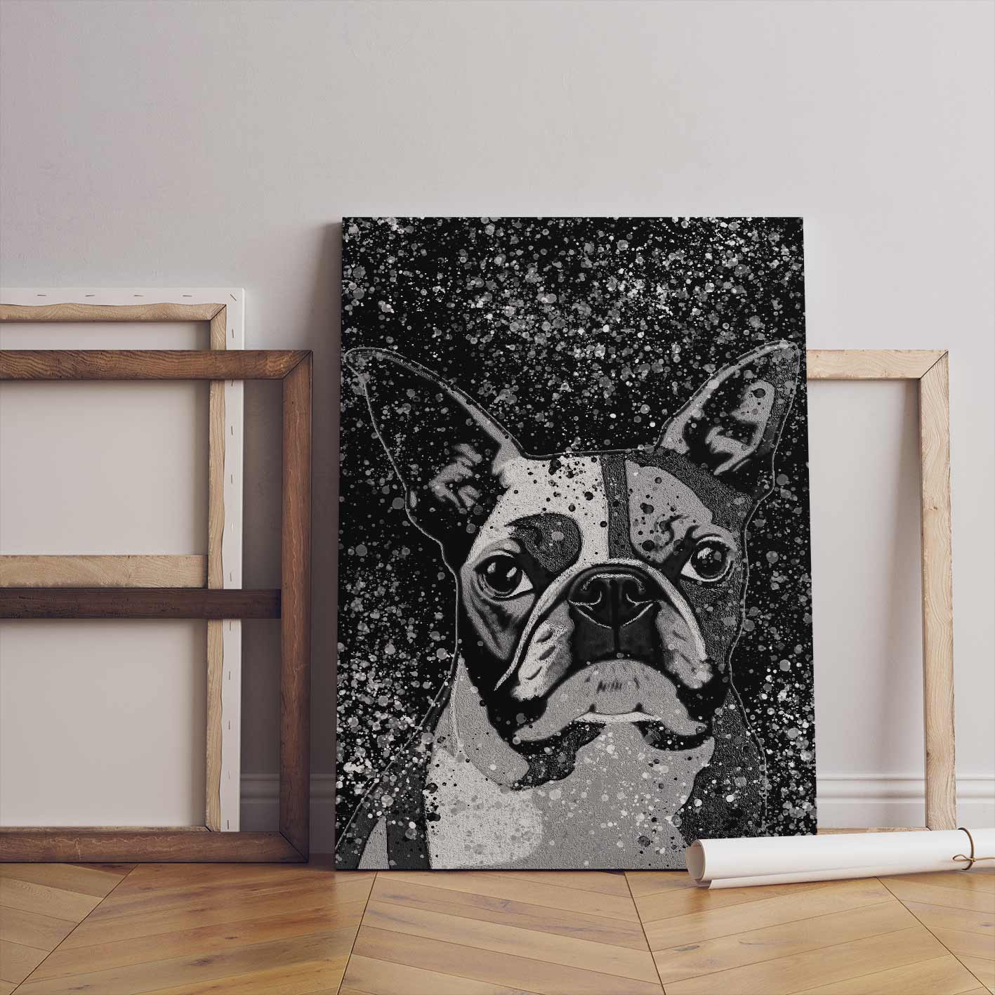 BOSTON TERRIER GLITTER