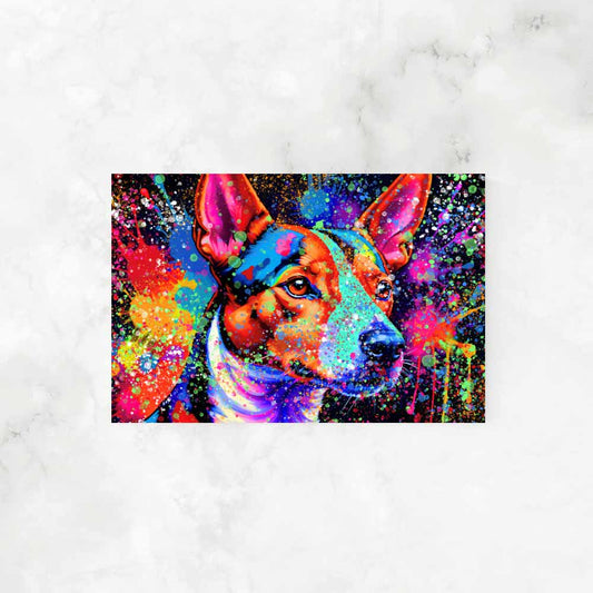 COLORFUL BASENJI