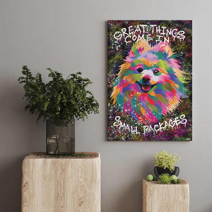 POMERANIAN SPETS GLITTER