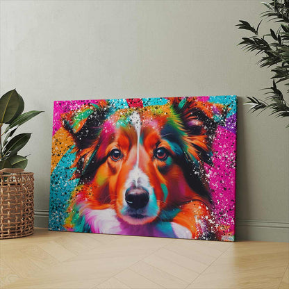 COLORFUL SHEPHERD DOG