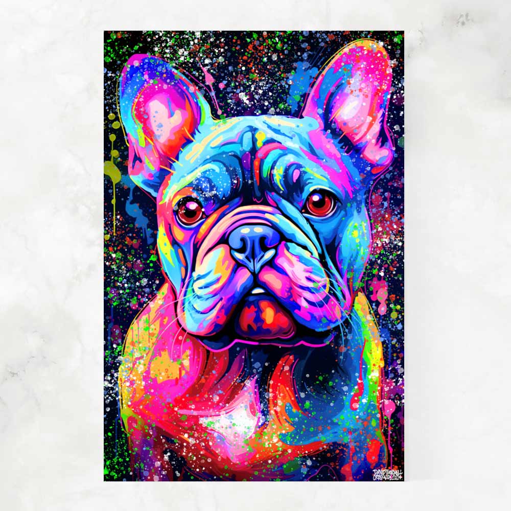 COLORFUL FRENCH BULLDOG