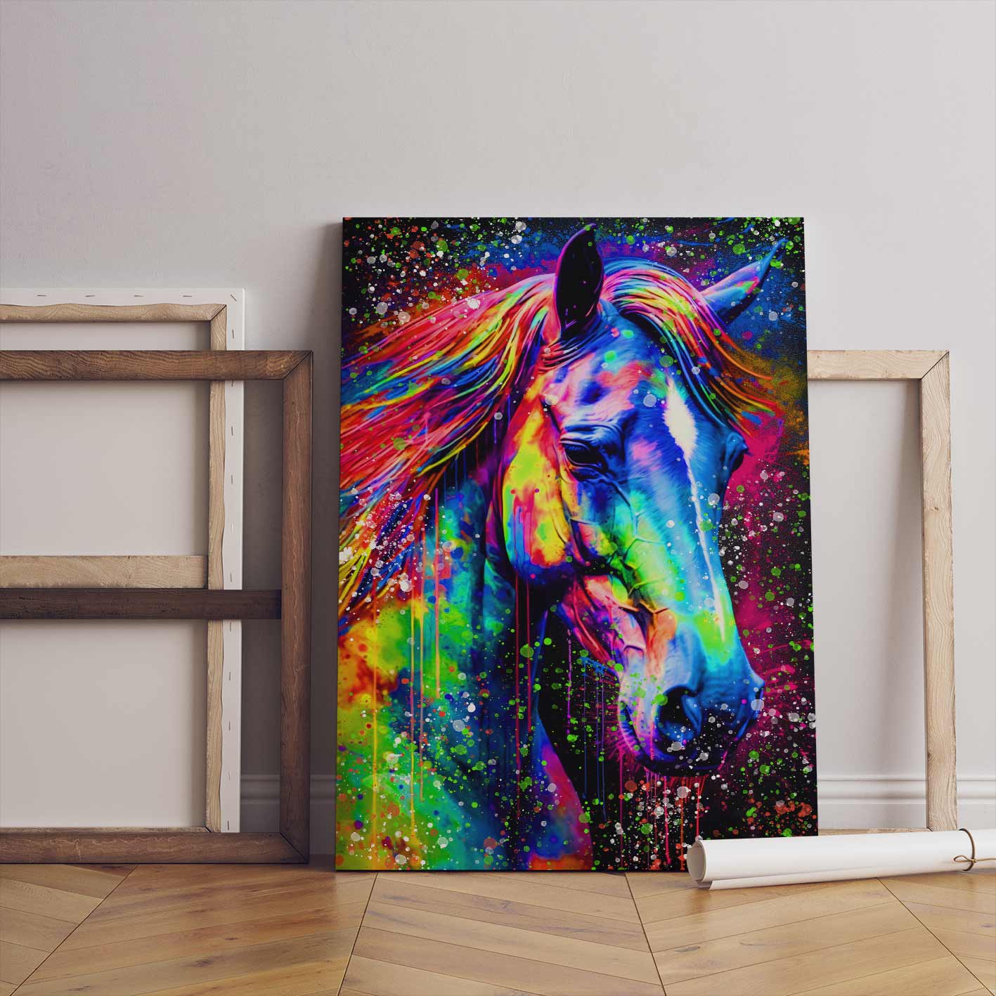 HORSE IN PRETTY COLORS