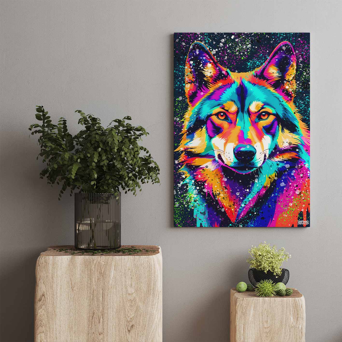 COLORFUL WOLF