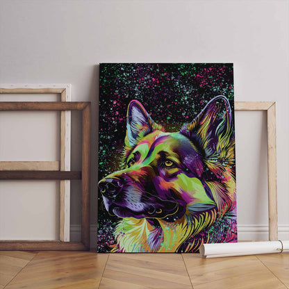 COLORFUL GERMAN SHEPHERD