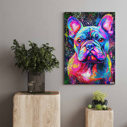 COLORFUL FRENCH BULLDOG