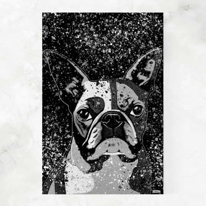 BOSTON TERRIER GLITTER