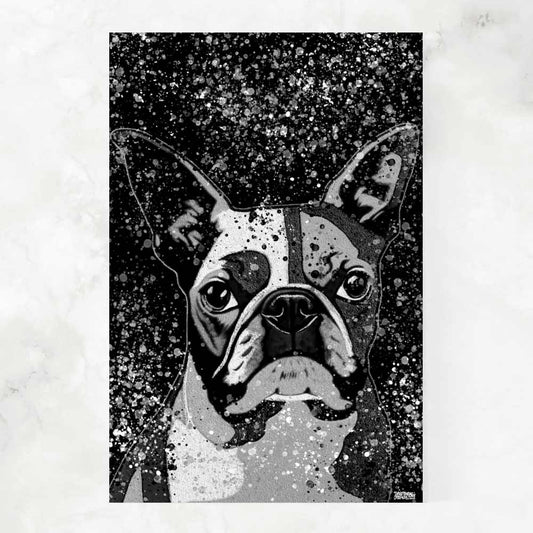 BOSTON TERRIER GLITTER