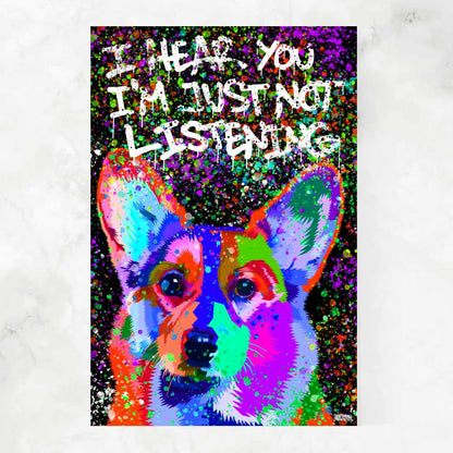 THIS CORGI IS NOT LISTENING